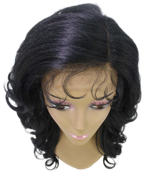 Nia Black Salon cut Layered Lace Wig