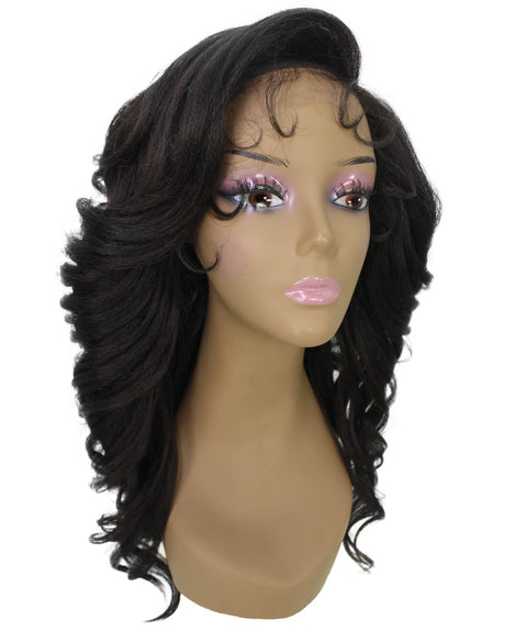 Nia Dark Brown Salon cut Layered Lace Wig