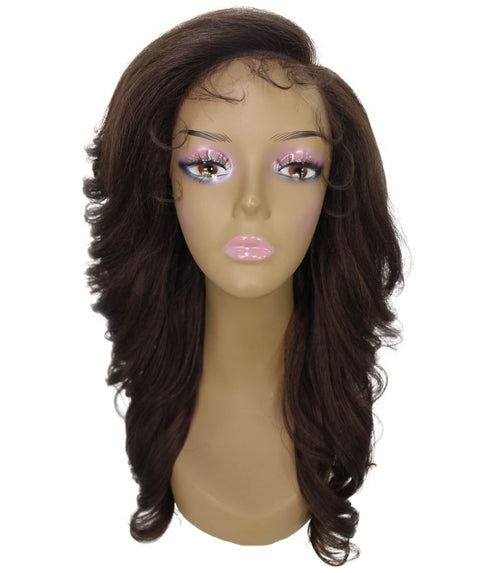 Nia Medium Brown Salon cut Layered Lace Wig