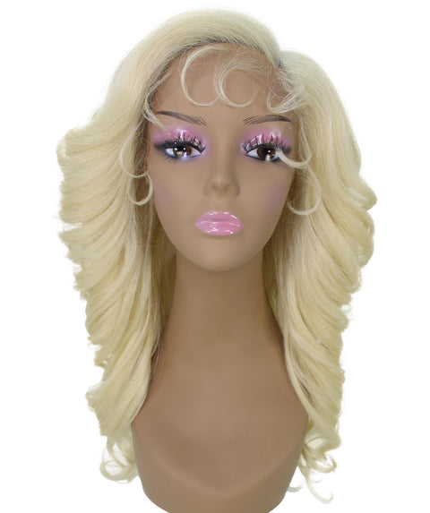 Nia Light Blonde Salon cut Layered Lace Wig