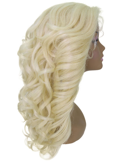 Nia Light Blonde Salon cut Layered Lace Wig