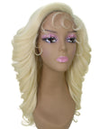 Nia Light Blonde Salon cut Layered Lace Wig