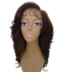 Nia Brown with Caramel Salon cut Layered Lace Wig