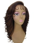 Nia Brown with Caramel Salon cut Layered Lace Wig