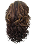 Nia Caramel Brown Blend Salon cut Layered Lace Wig