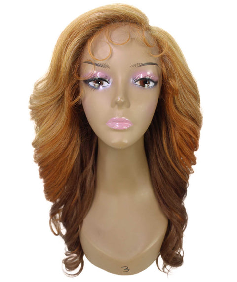 Nia Strawberry Blonde Salon cut Layered Lace Wig