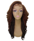Nia Copper Auburn Blend Salon cut Layered Lace Wig
