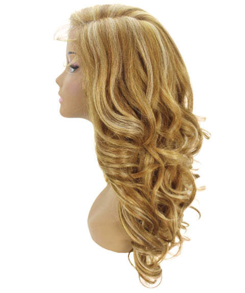 Nia Blonde Blend Salon cut Layered Lace Wig
