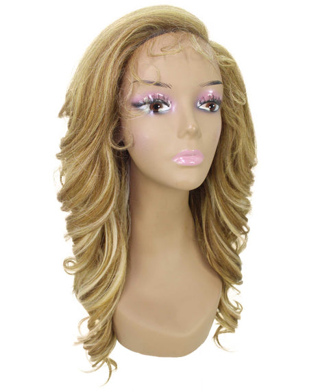 Nia Blonde Blend Salon cut Layered Lace Wig