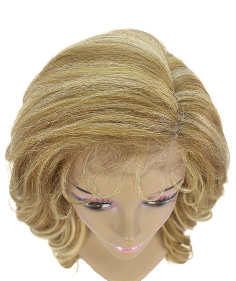 Nia Blonde Blend Salon cut Layered Lace Wig