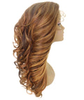 Nia Light Brown Blend Salon cut Layered Lace Wig