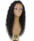 Shanice Black with Golden Long Beach Trendy Lace Wig