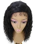 Shanice Black with Golden Long Beach Trendy Lace Wig