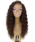 Shanice Brown with Golden Long Beach Trendy Lace Wig