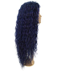 ShaniceBlue and Black Blend Long Beach Trendy Lace Wig