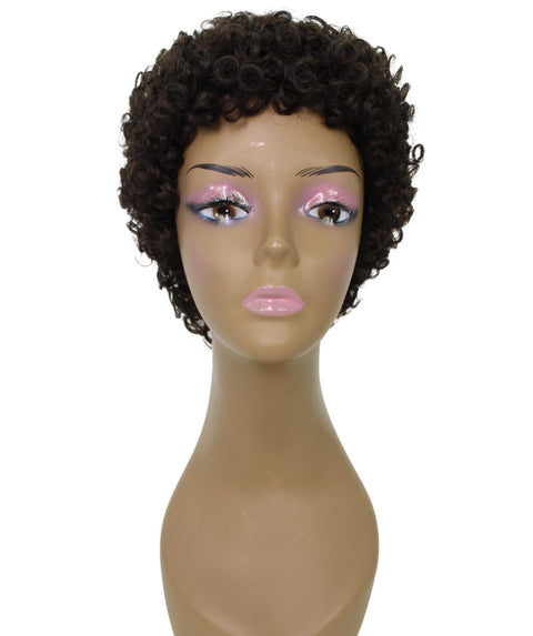 Dinah Dark Brown Short Afro Full WIg
