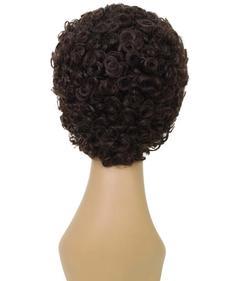 Dinah Natural Brown Short Afro Full WIg
