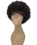 Trisha Dark Brown Short Curly Bob Lace Wig