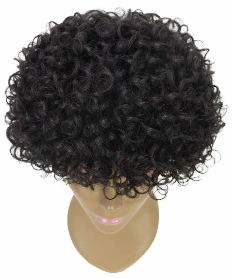 Trisha Natural Short Curly Bob Lace Wig