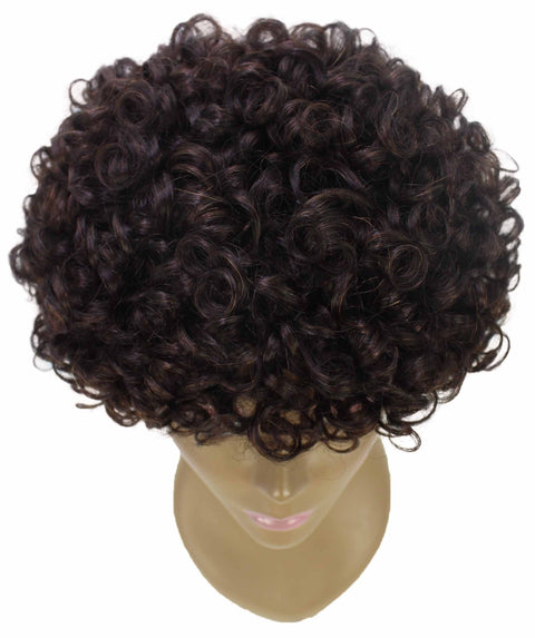 Trisha Natural Brown Short Curly Bob Lace Wig