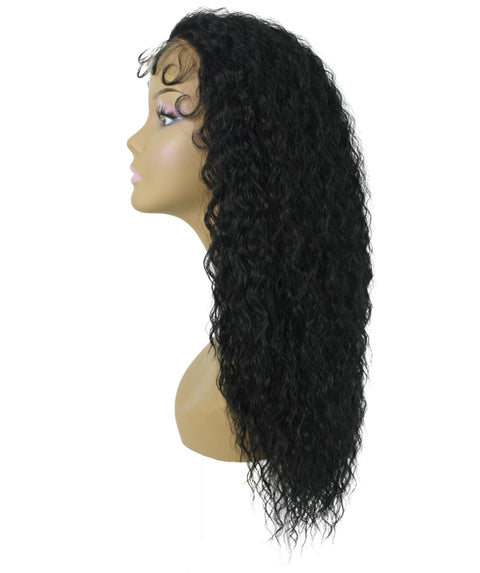 Deja Black Wavy Kinky Lace Wig