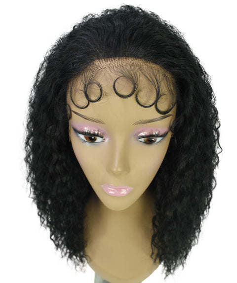 Deja Black Wavy Kinky Lace Wig