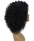 Vale 12 inch Black Afro Half Wig