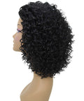 Vale 12 inch Natural Black Afro Half Wig