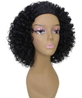 Vale 12 inch Natural Black Afro Half Wig