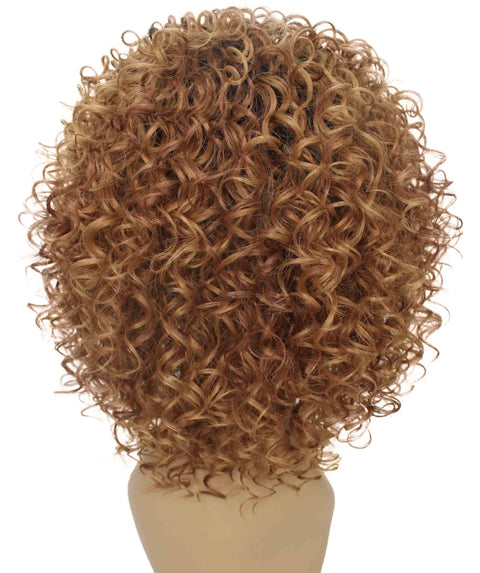 Vale 12 inch Honey Auburn Afro Half Wig