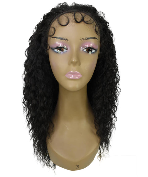 Deja Dark Brown Wavy Kinky Lace Wig