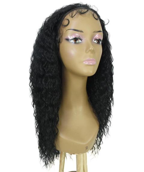 Deja Dark Brown Wavy Kinky Lace Wig