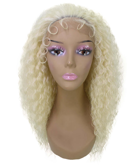 Deja Light Blonde Wavy Kinky Lace Wig