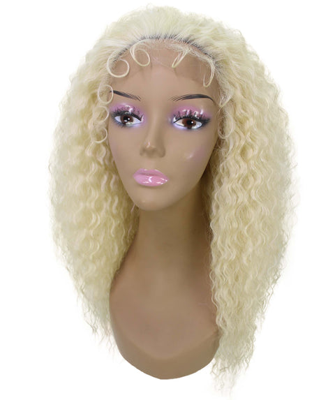 Deja Light Blonde Wavy Kinky Lace Wig