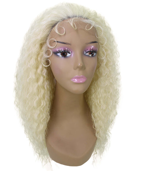 Deja Light Blonde Wavy Kinky Lace Wig