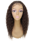 Deja Brown with Caramel Red Wavy Kinky Lace Wig