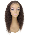 Deja Brown with Caramel Red Wavy Kinky Lace Wig
