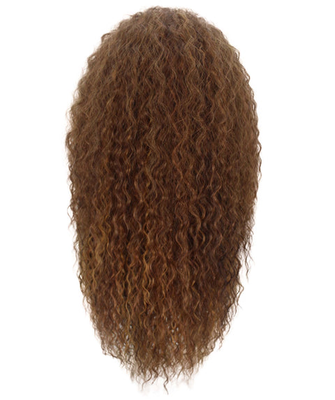 Deja Light Brown Blend Wavy Kinky Lace Wig