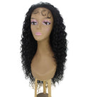 Asia Natural Black Long Curls Lace Wig