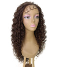 Asia Brown with Caramel Long Curls Lace Wig