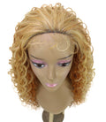 Asia Strawberry Blonde Long Curls Lace Wig