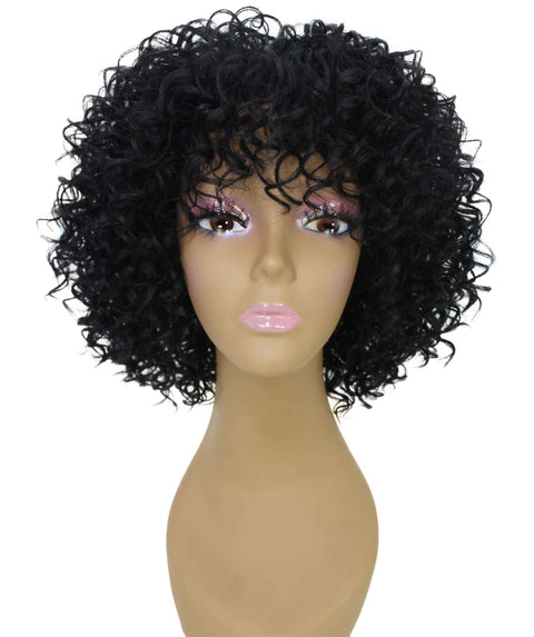 Gabrielle Black Curly Afro Full Wig