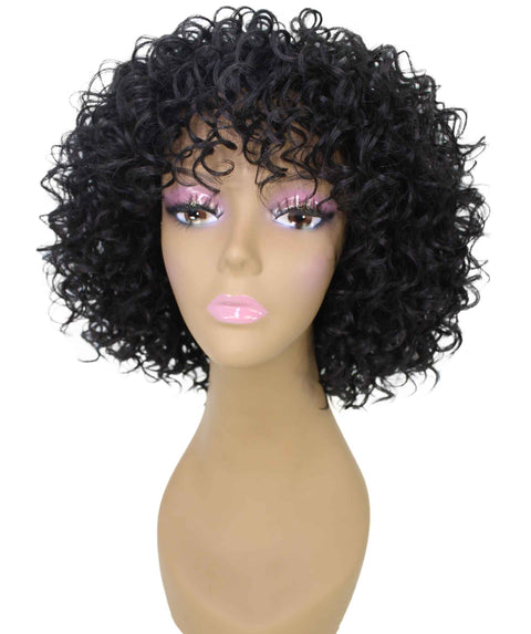 Gabrielle Natural Black Curly Afro Full Wig