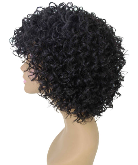 Gabrielle Natural Black Curly Afro Full Wig