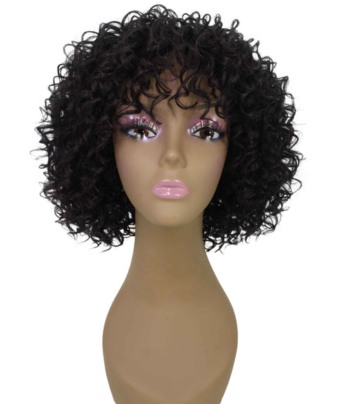 Gabrielle Dark Brown Curly Afro Full Wig