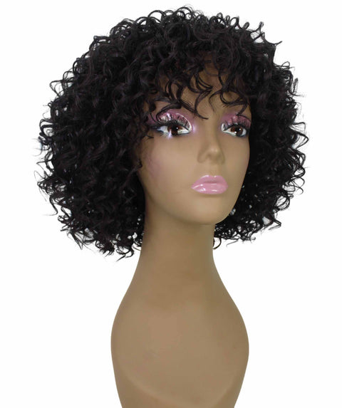 Gabrielle Dark Brown Curly Afro Full Wig