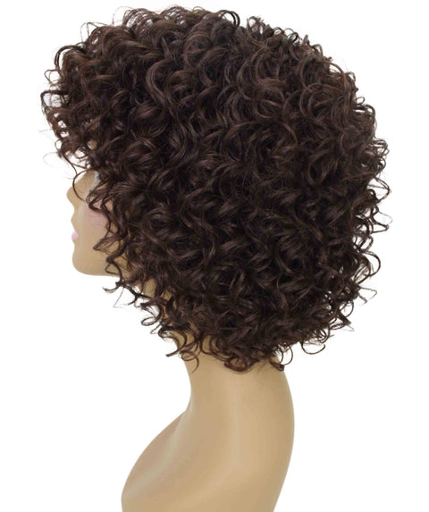 Gabrielle Medium Brown Curly Afro Full Wig