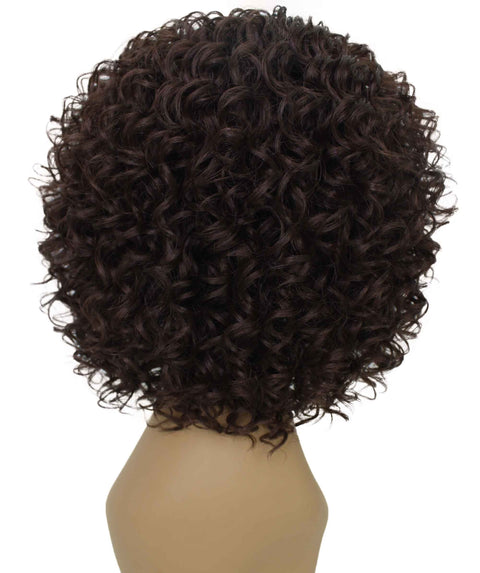 Gabrielle Medium Brown Curly Afro Full Wig