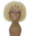 Gabrielle Light Blonde Curly Afro Full Wig