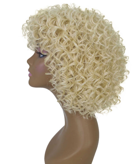 Gabrielle Light Blonde Curly Afro Full Wig